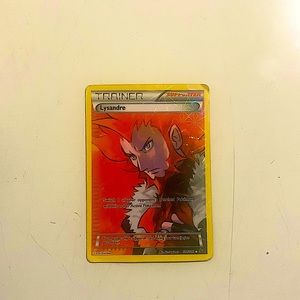 TRAINER LYSANDRE POKÉMON CARD